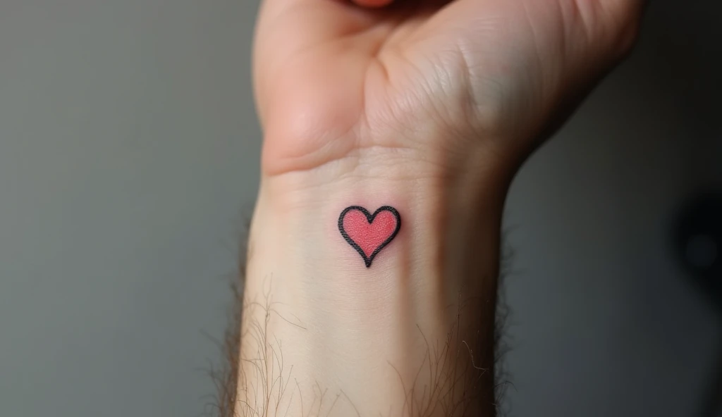 Tiny heart small tattoo ideas for wrist representing love, affection, and emotional connection.