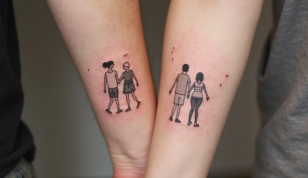 Kaws Couple Tattoo Ideas