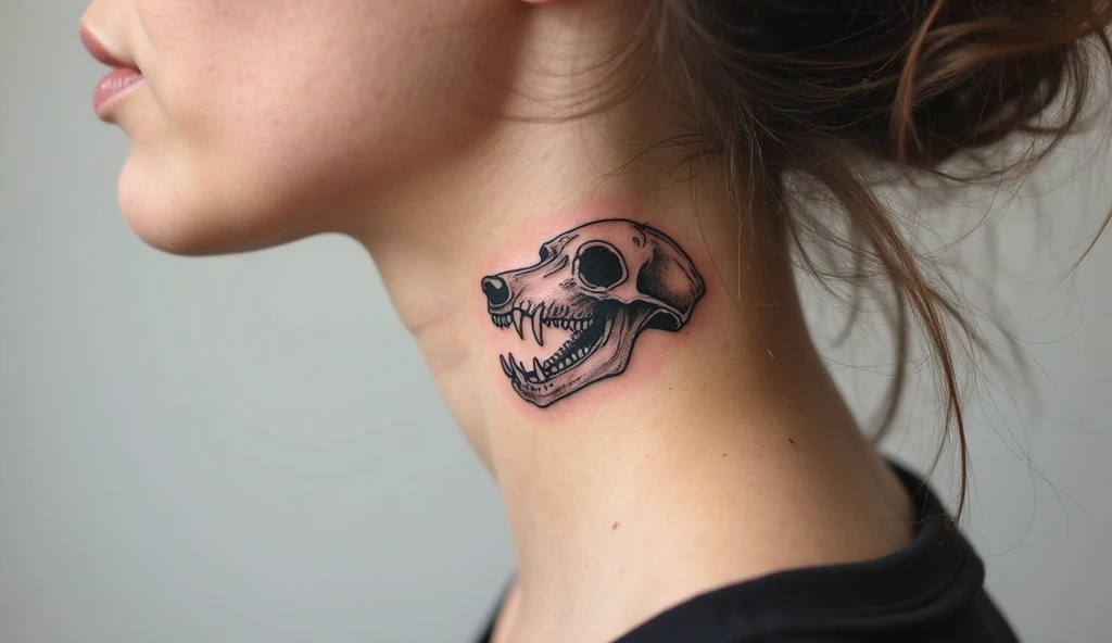Bear Skulls in Line Art