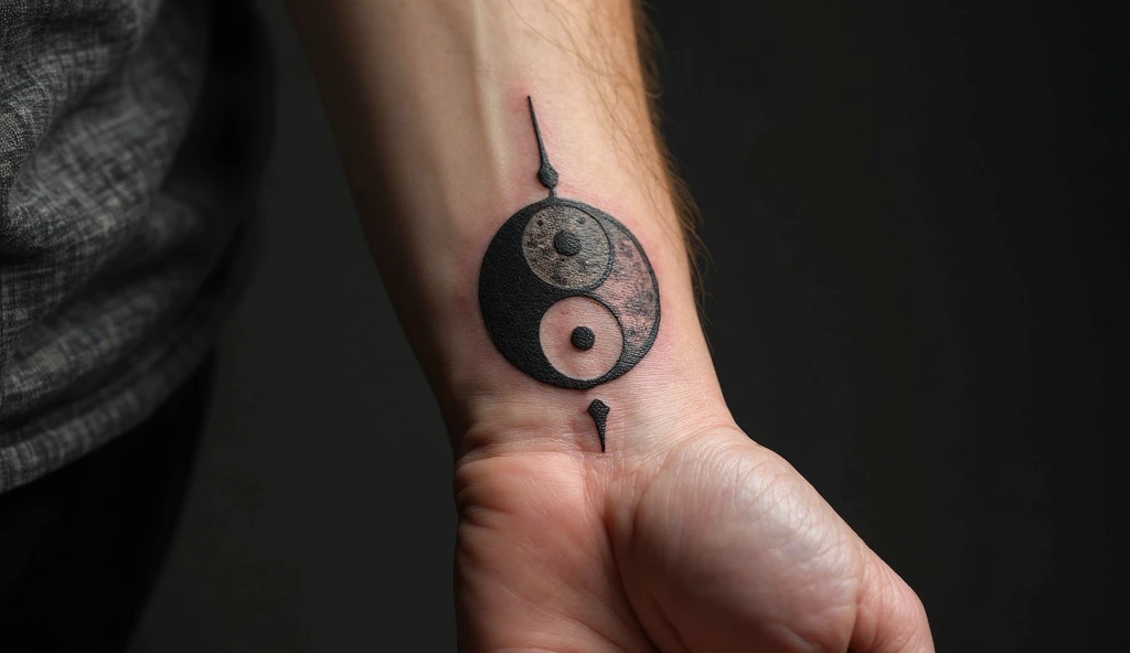 Tribal Yin Yang Tattoo