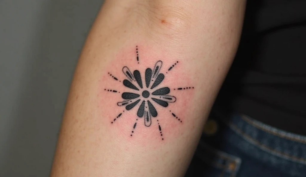 Tribal Flower – Glow Tattoo