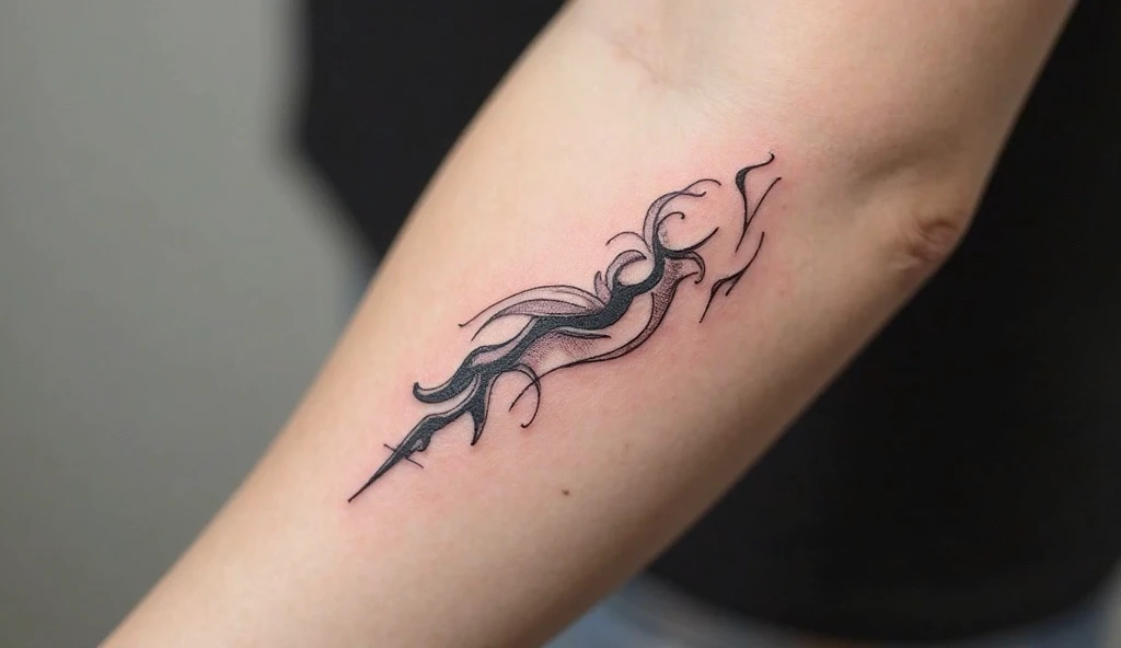 Tribal Floating Inspiration Tattoo