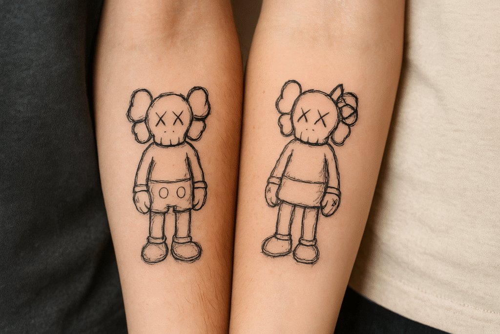 Kaws Doodle-Style Figures