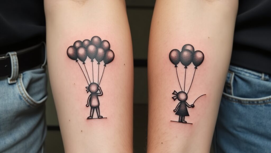Kaws Holding Balloons