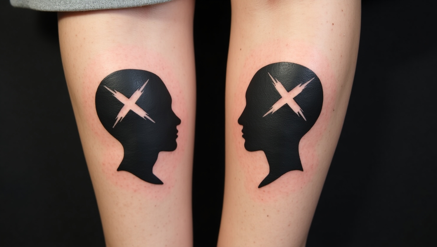 Kaws Silhouette Tattoos