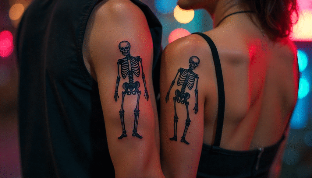 Kaws Skeleton Figure Duo