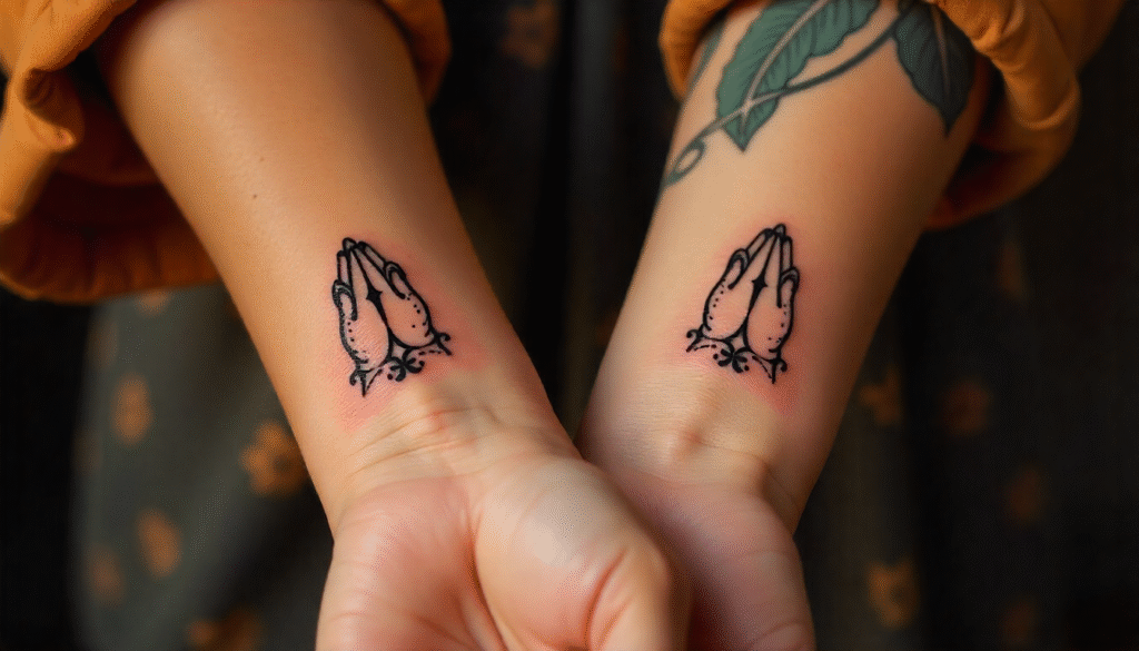 Prayer Hands Tattoos