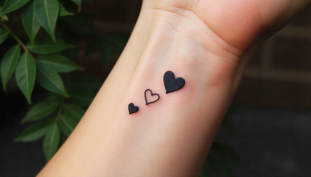 THREE LITTLE HEARTS