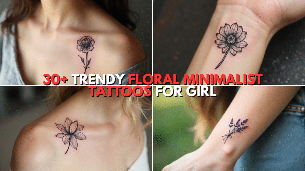 Floral Minimalist Tattoos