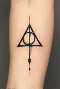 Deathly Hallows Tattoo from Harry Potter