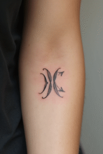 “Roman numeral forearm tattoo – meaningful little tattoo for women representing a special date or memory.”